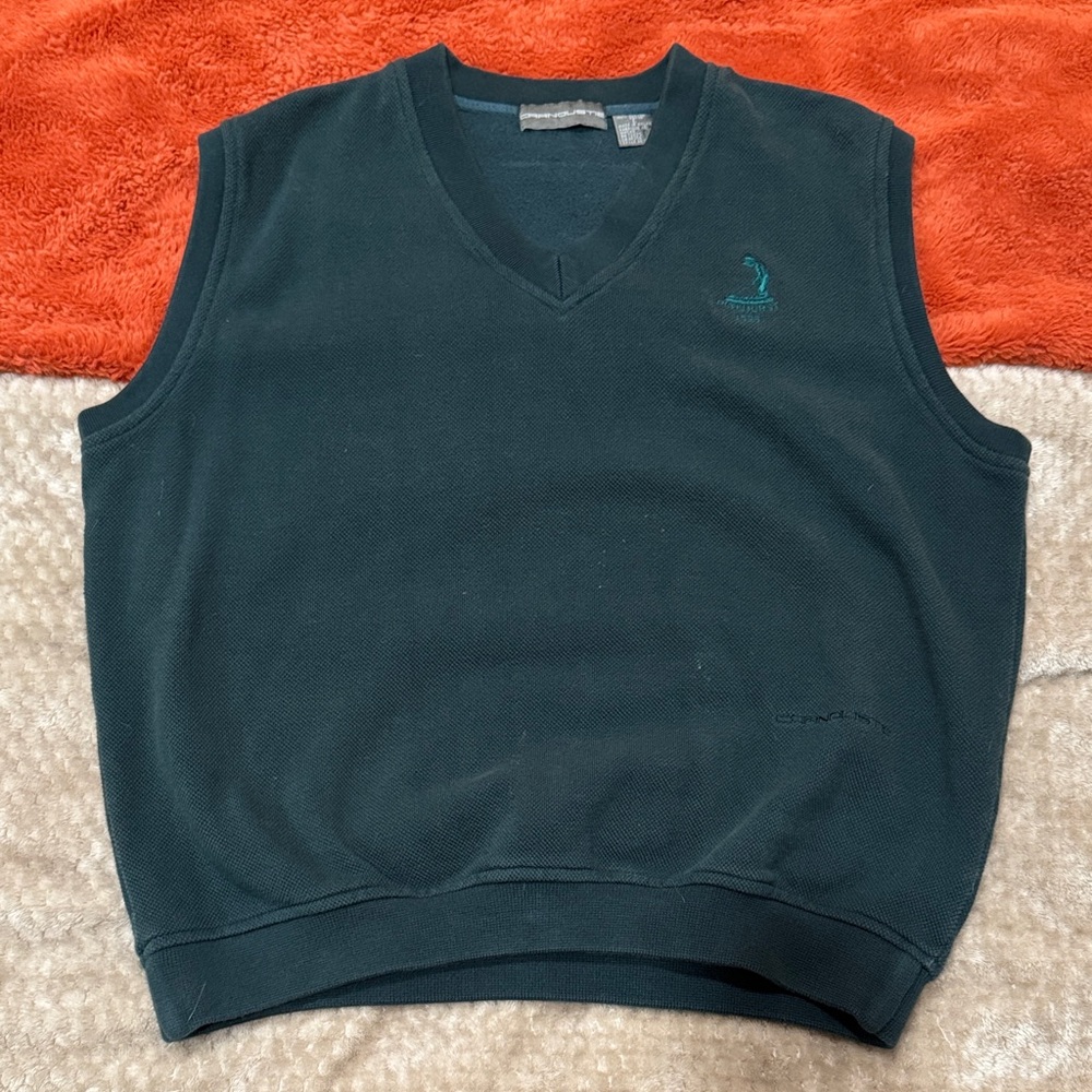 Carnoustie Men's Teal Sweater Vest (M)